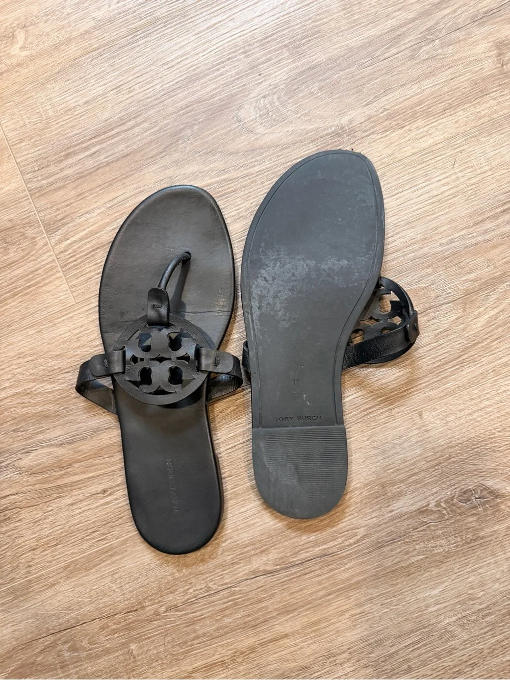 Tory Burch Miller Sandals Size 11 - Picture 3 of 5
